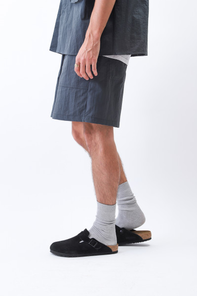 Costes Airy shorts Charcoal - GRADUATE STORE