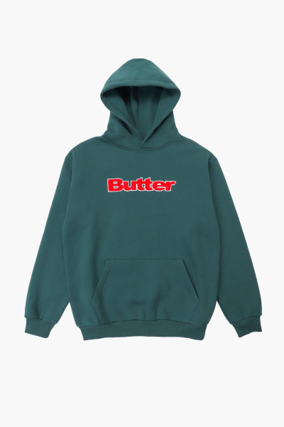 Butter goods Chenille logo pullover hood Forest - GRADUATE STORE