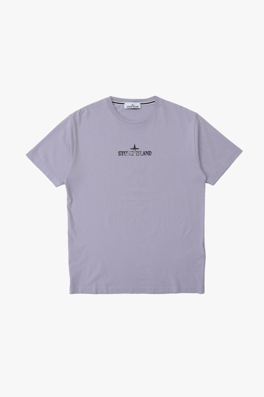 lilac stone island t shirt