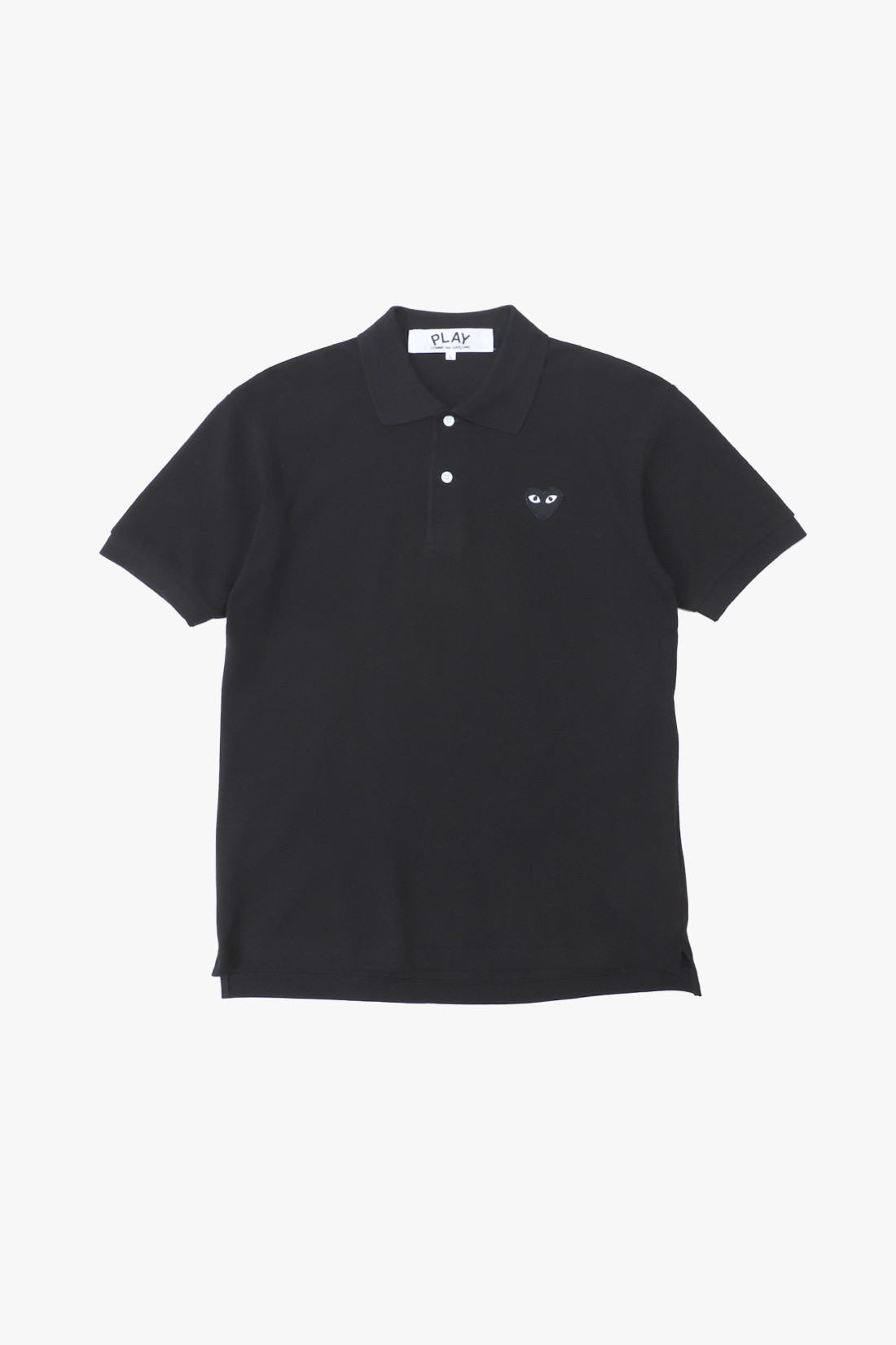 Cdg polo shirt clearance black