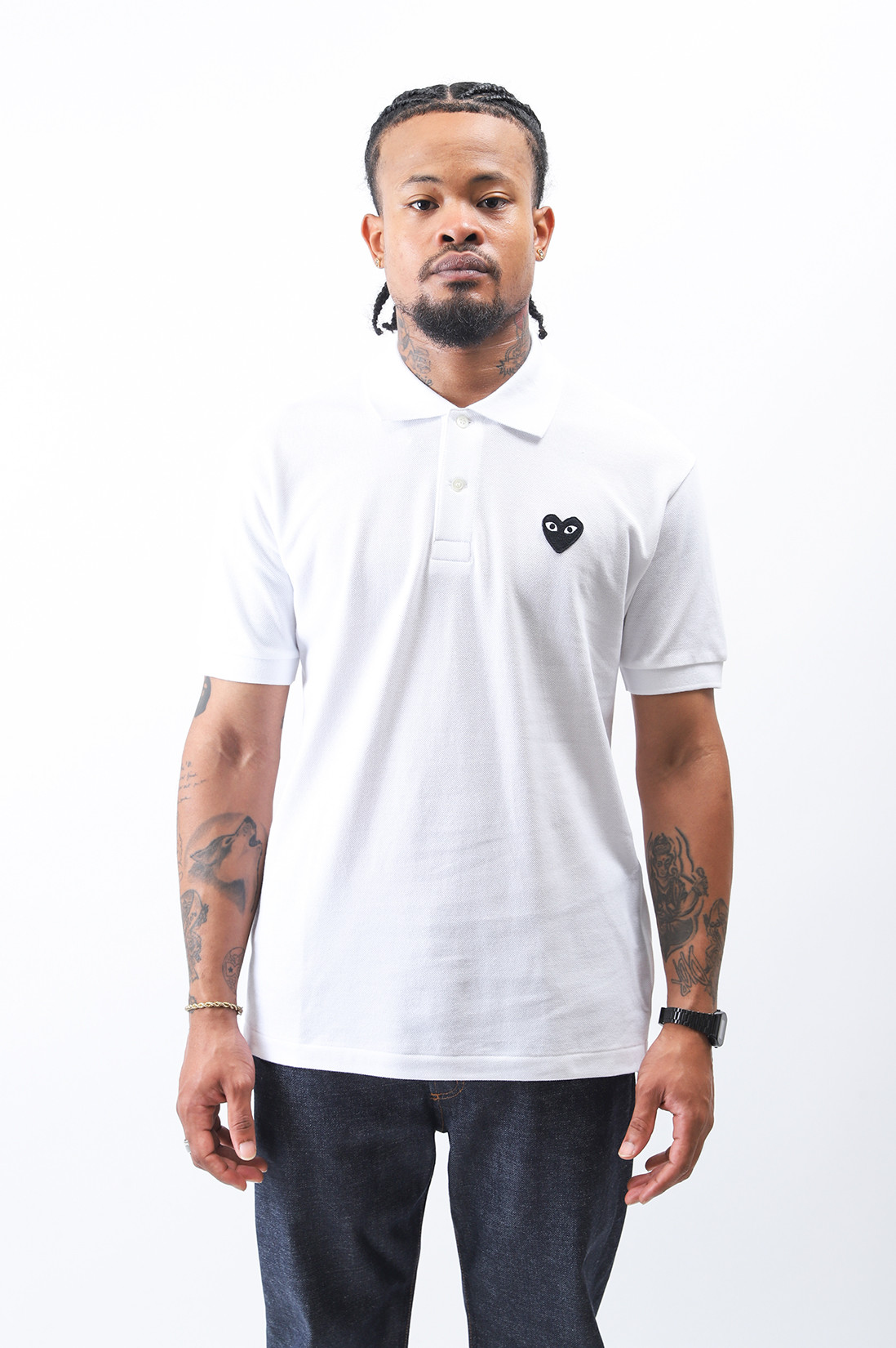 Comme des garcons play polo clearance shirt