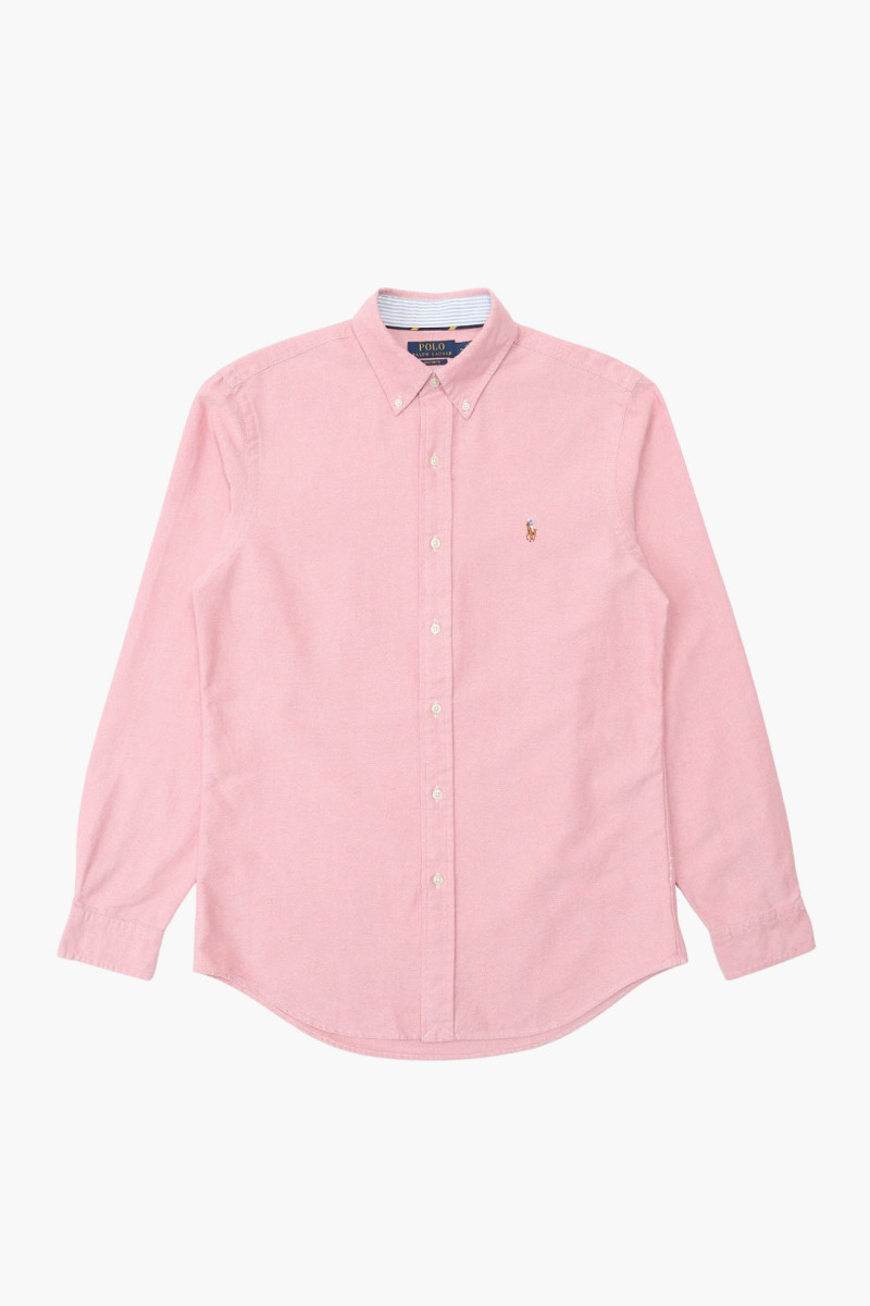 Custom fit oxford shirt Red