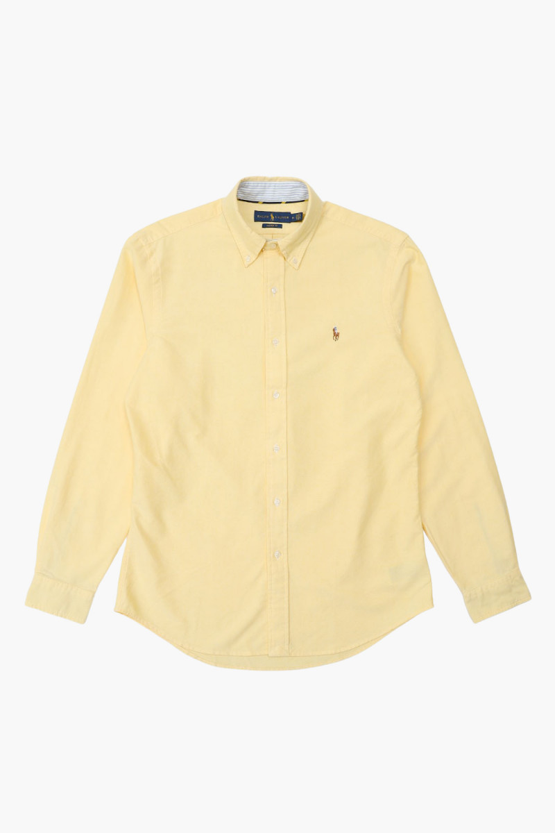Custom fit oxford shirt Yellow