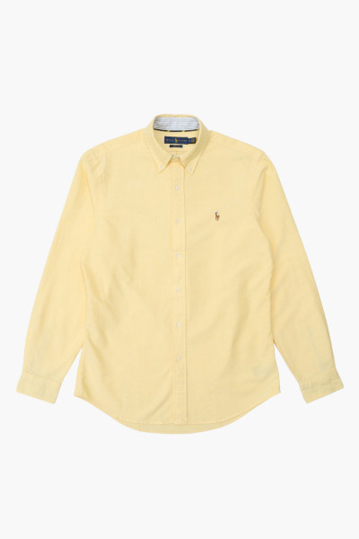 Polo ralph lauren Custom fit oxford shirt Yellow - GRADUATE STORE
