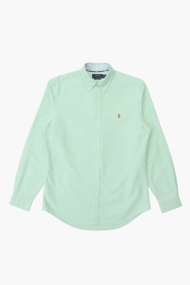 Custom fit oxford shirt Green