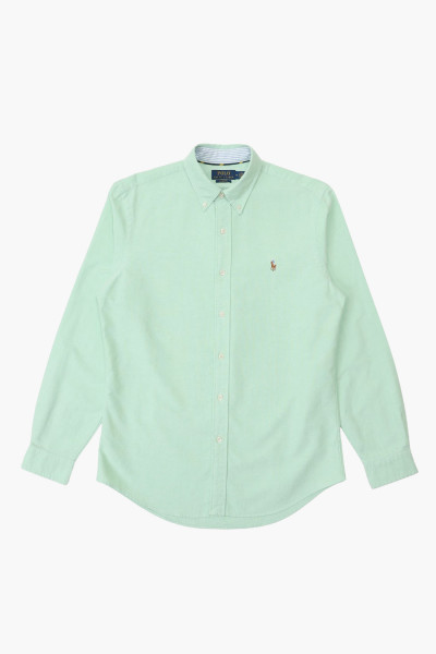Polo ralph lauren Custom fit oxford shirt Green - GRADUATE STORE