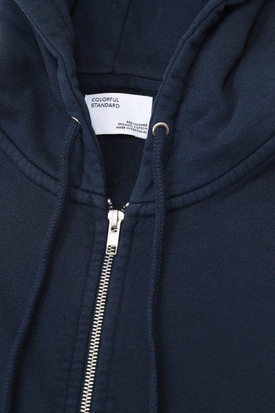 Colorful standard Classic organic zip hood Navy blue - GRADUATE ...
