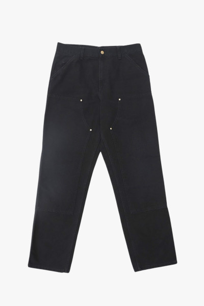 Carhartt wip Double knee pant Black aged canvas - GRADUATE STORE