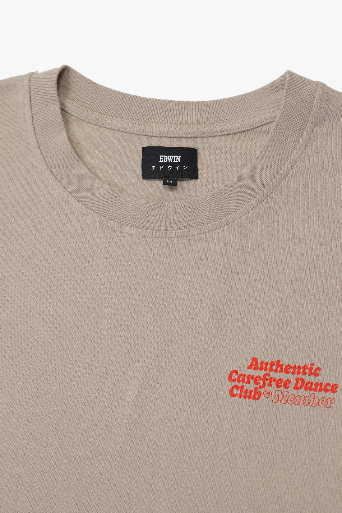 EDWIN Carefree Dance Club T-Shirt - Whisper White