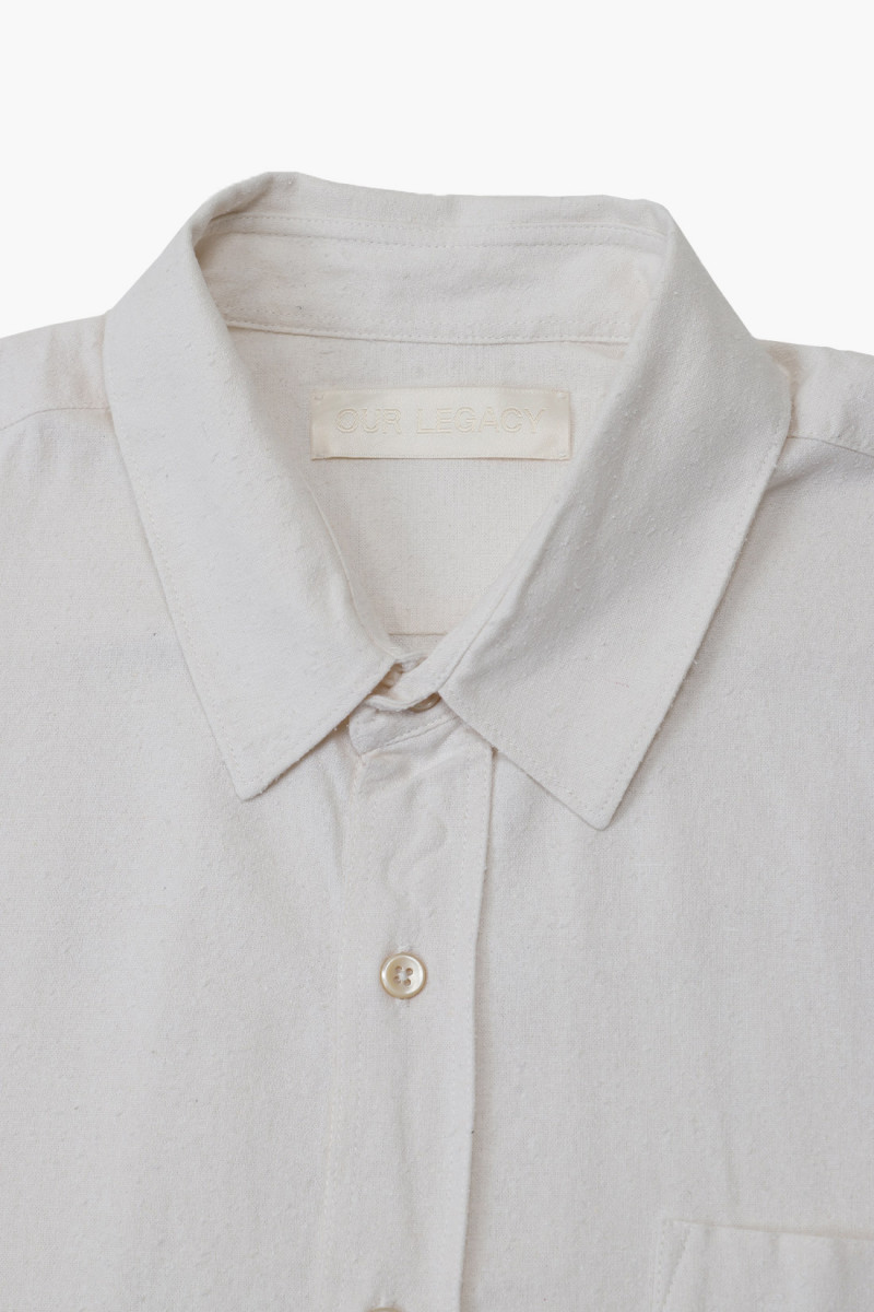 Classic shirt White silk