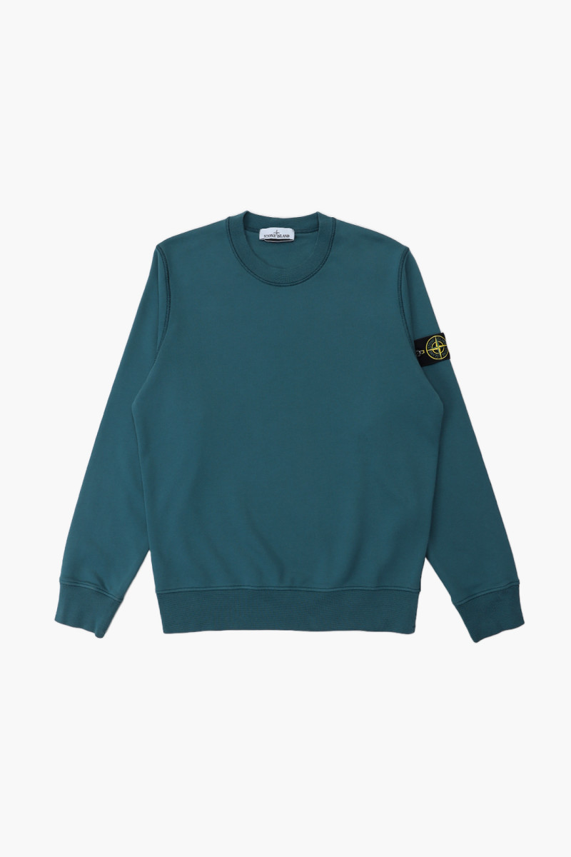 63051 crewneck sweater v0057 Petrolio