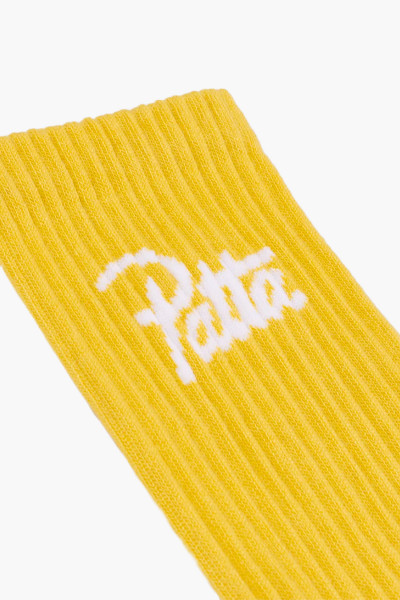 Patta Patta basic sport socks Old gold - GRADUATE STORE