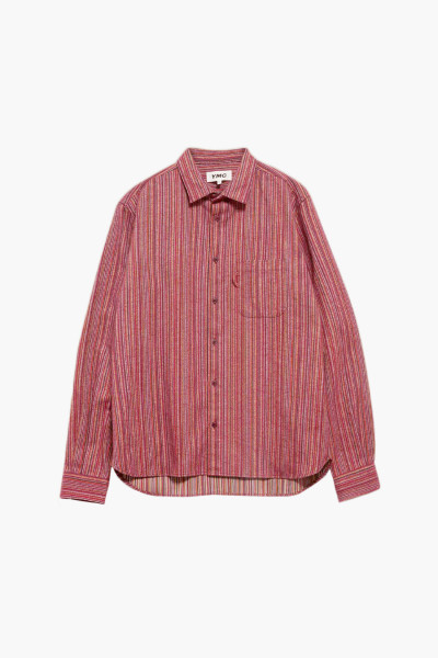 Curtis stripe shirt Red multi