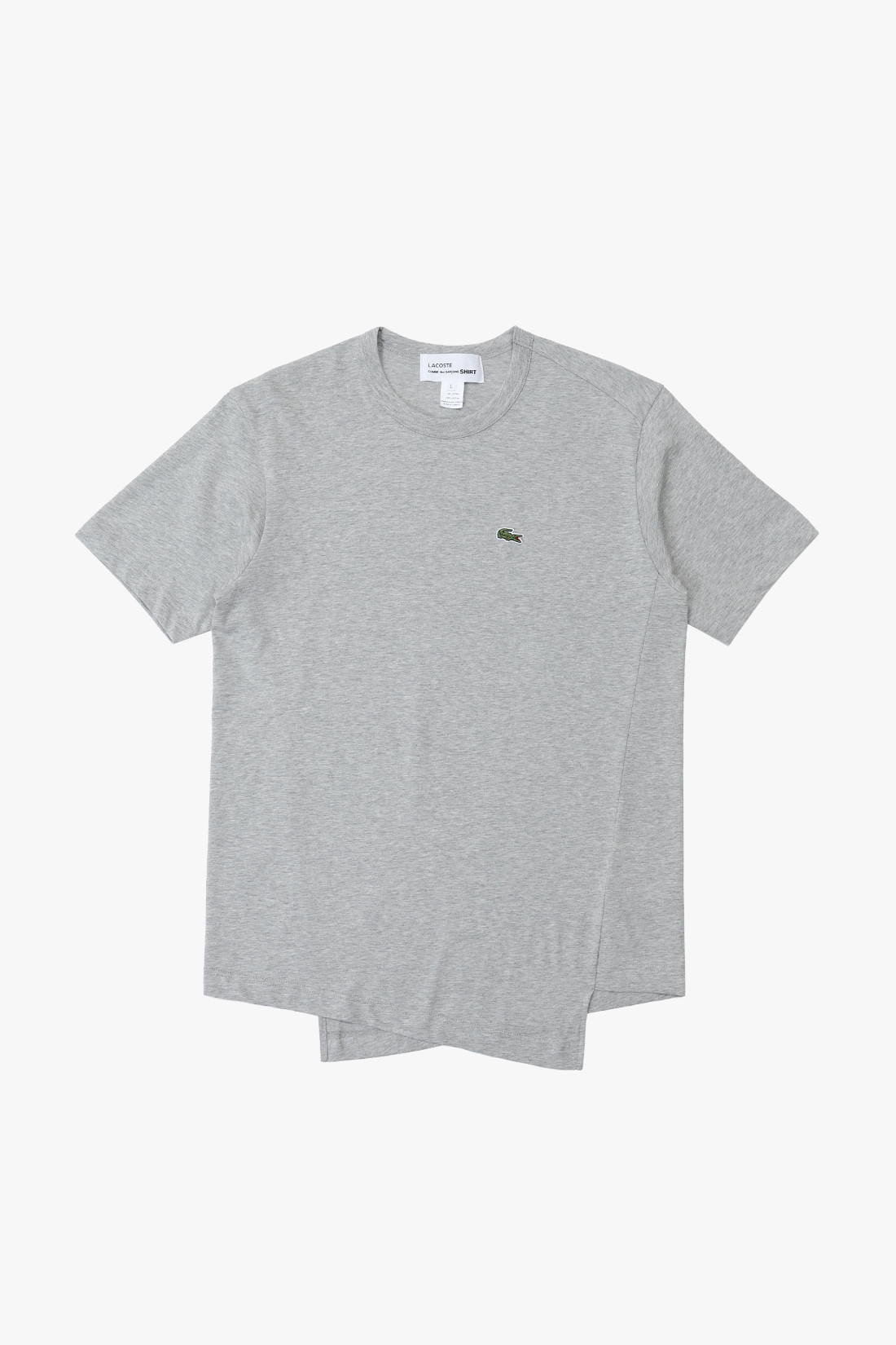 Comme des gar ons shirt Lacoste mens tshirt knit Grey GRADUATE