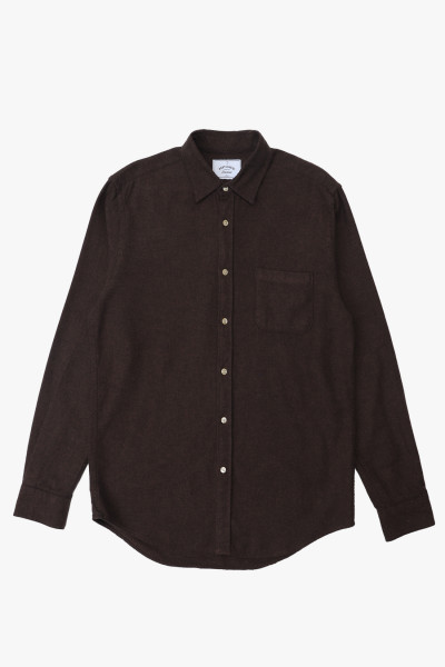 Portuguese flannel Teca shirt Brown - GRADUATE STORE