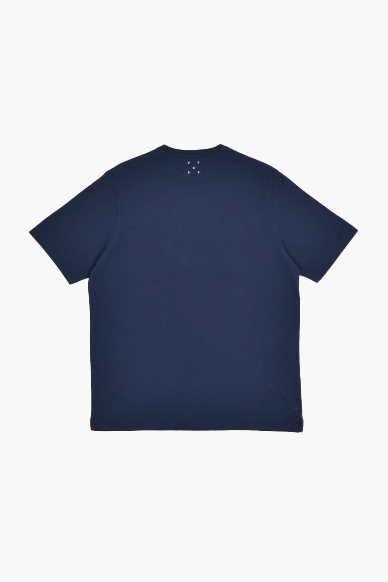 Arch t-shirt Navy/fired brick