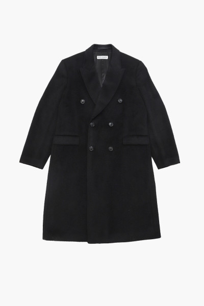Our legacy Whale coat Black hairy wool - GRADUATE STORE