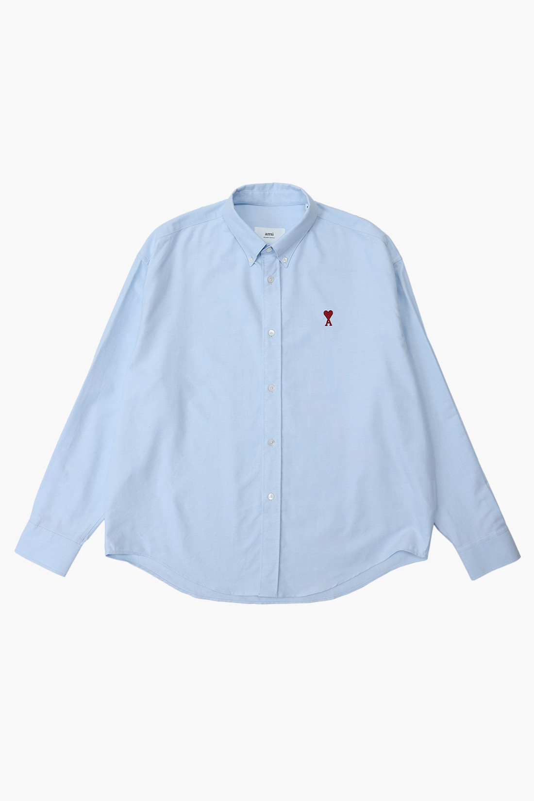 Ami Boxy fit shirt ami Bleu ciel - GRADUATE STORE | FR