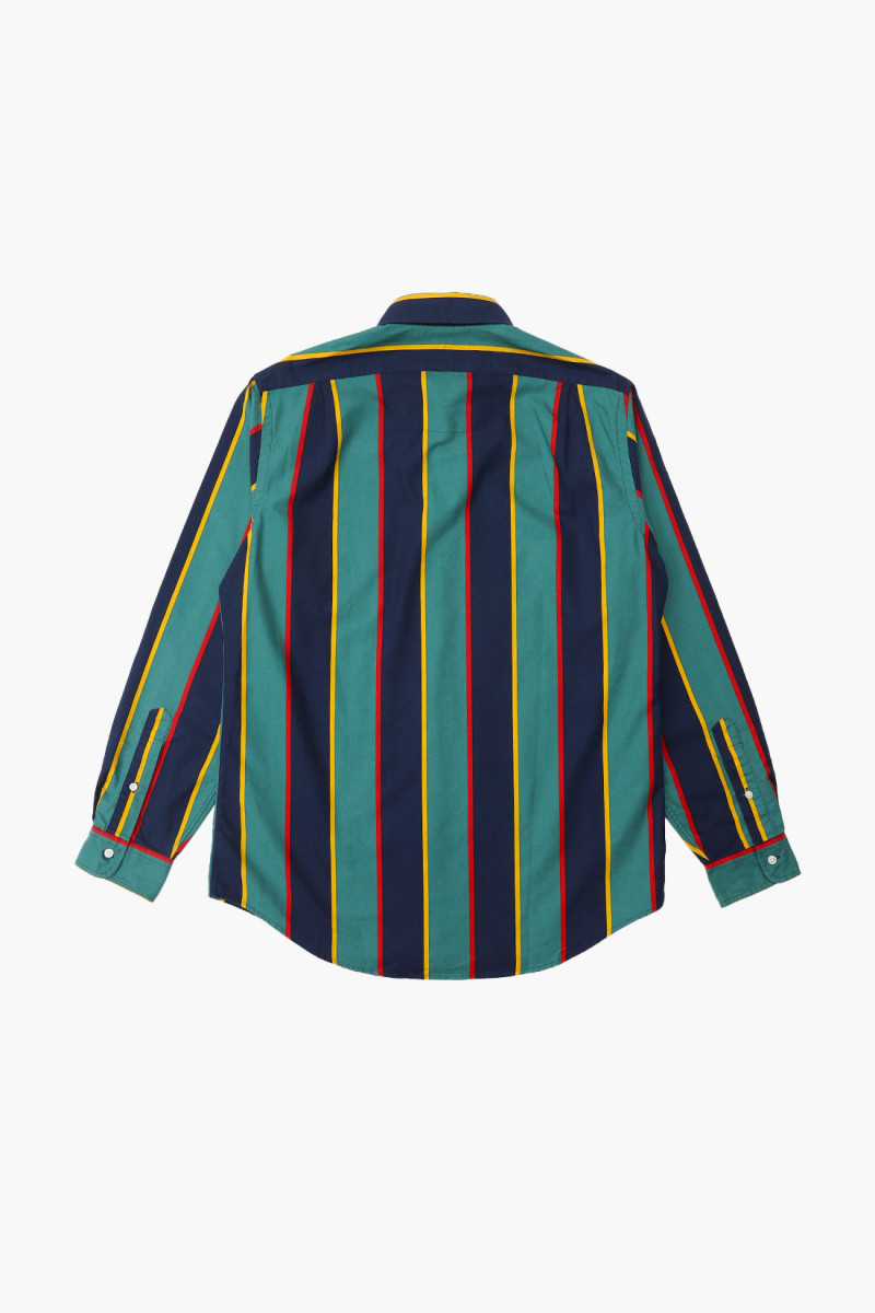 Classic fit stripe tie shirt Multi