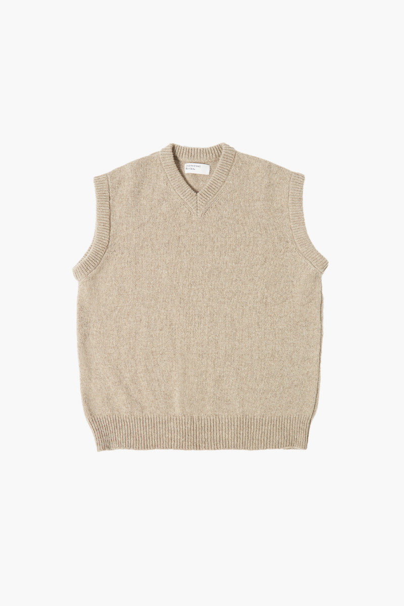 Sweater vest eco wool Oatmeal