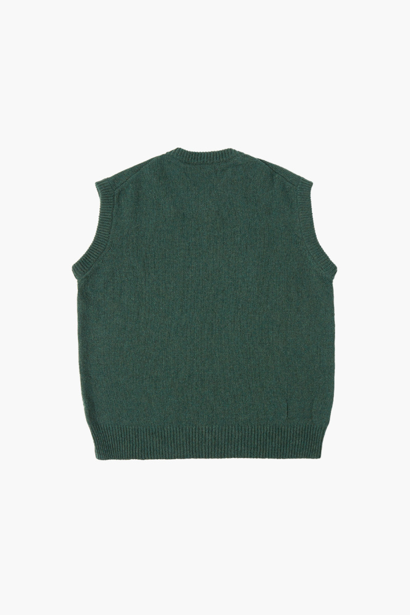 Sweater vest eco wool Olive