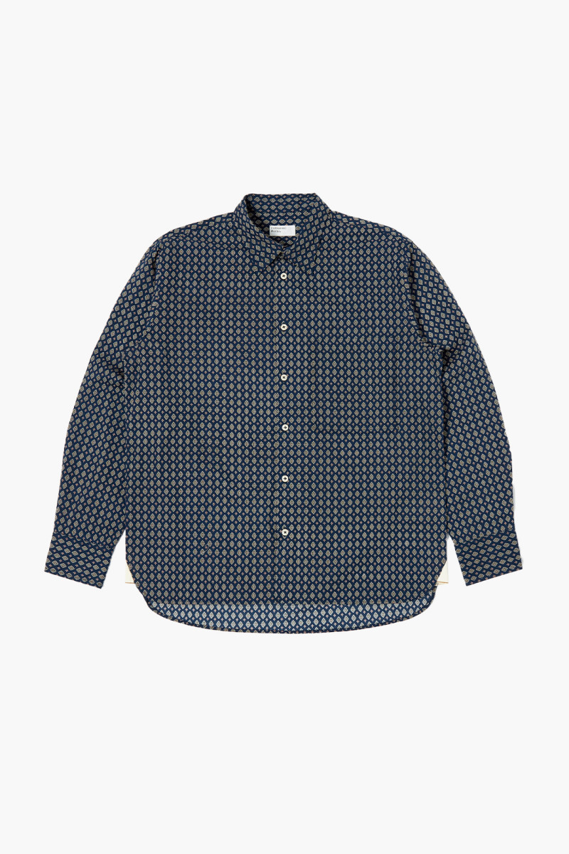 Square pocket nippon pj shirt Navy