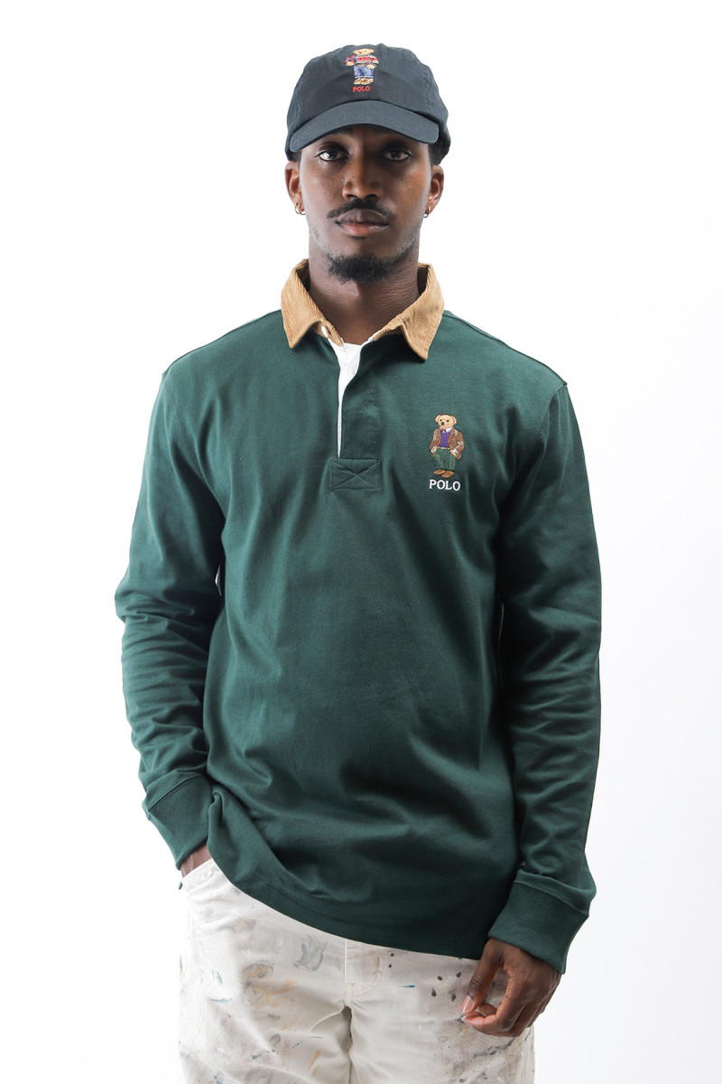 Classic fit polo rugby bear College green