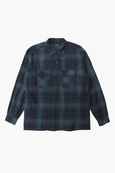 Engineered garments Classic flannel shirt cotton Blackwatch - ...