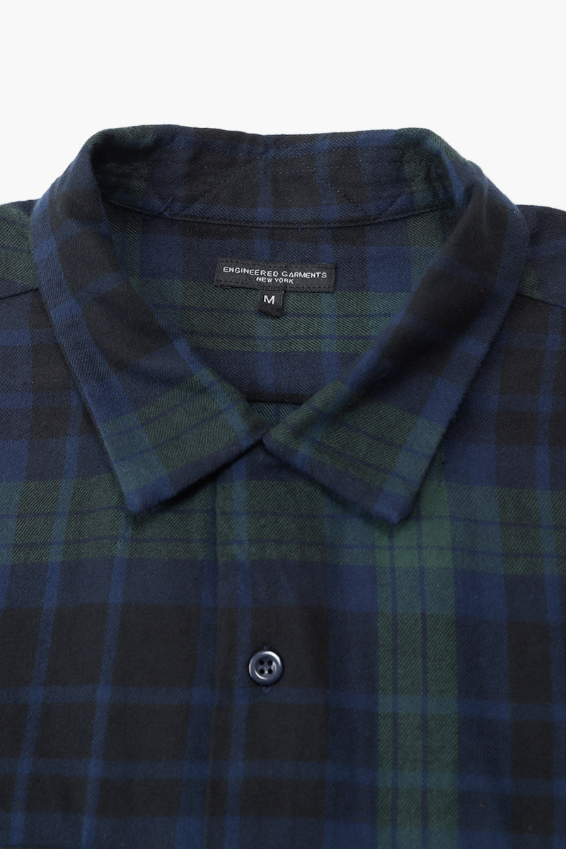 Classic flannel shirt cotton Blackwatch
