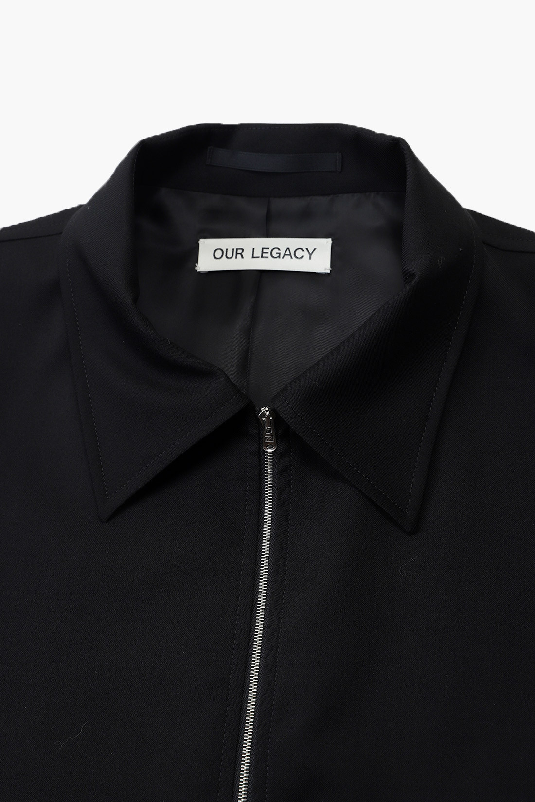 Our legacy Mini jacket worsted wool Black - GRADUATE STORE | FR