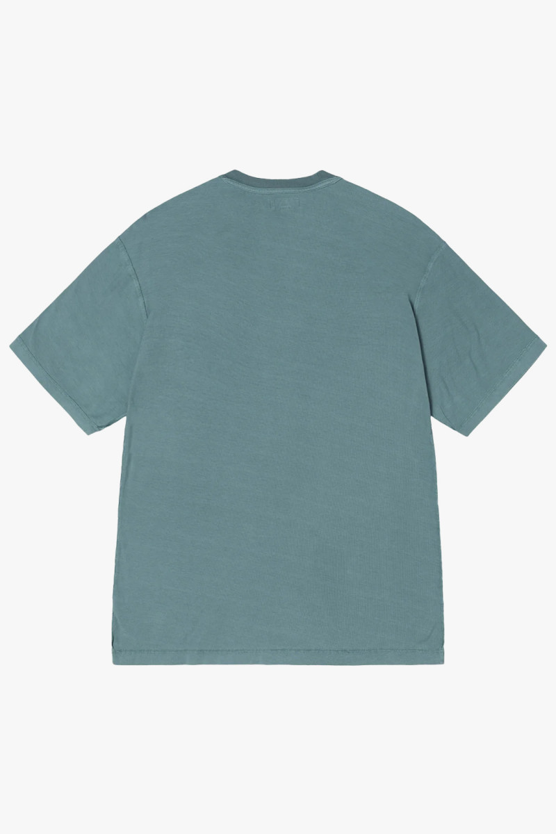 Pig. dyed inside out crew Teal