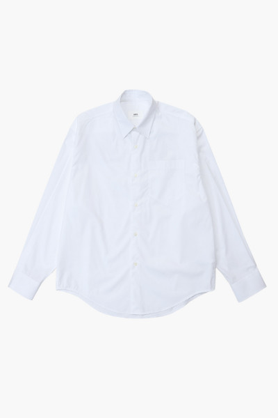 Ami Boxy fit shirt Blanc - GRADUATE STORE