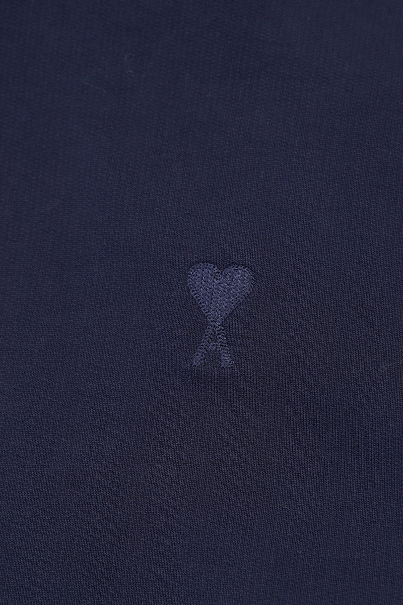 Ami de coeur tonal hoodie Bleu nuit