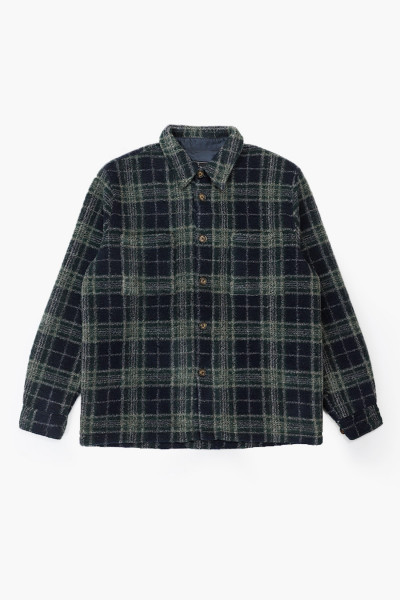 Portuguese flannel Pic overshirt Green - GRADUATE STORE