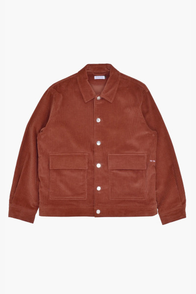 Pop trading company Full button jacket Fired brick - GRADUATE STORE