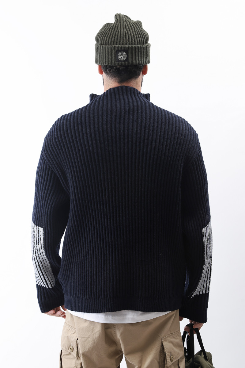 Marina turtleneck sweater v020 Blu scuro