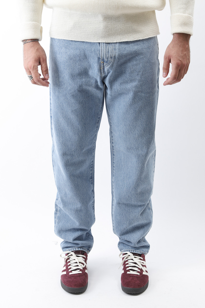 Cosmos pant arctic blue denim Heavy bleach wash