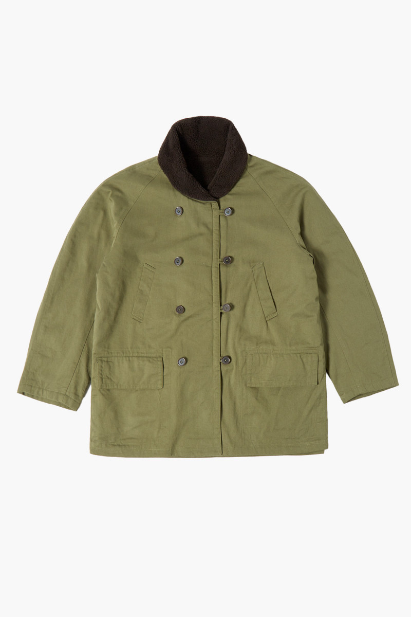 Reversible mackinaw jacket Light olive