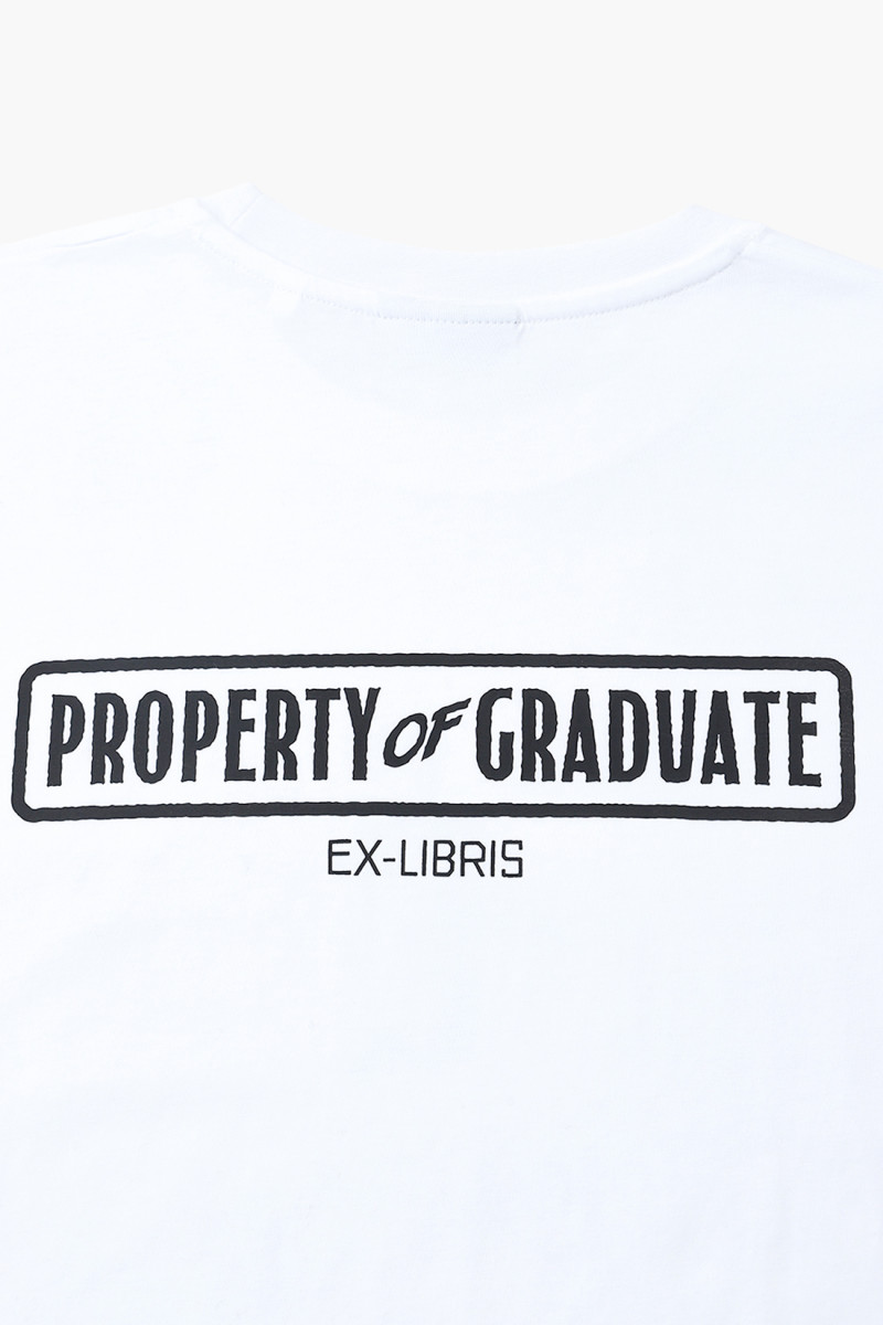 Property of graduate tee White