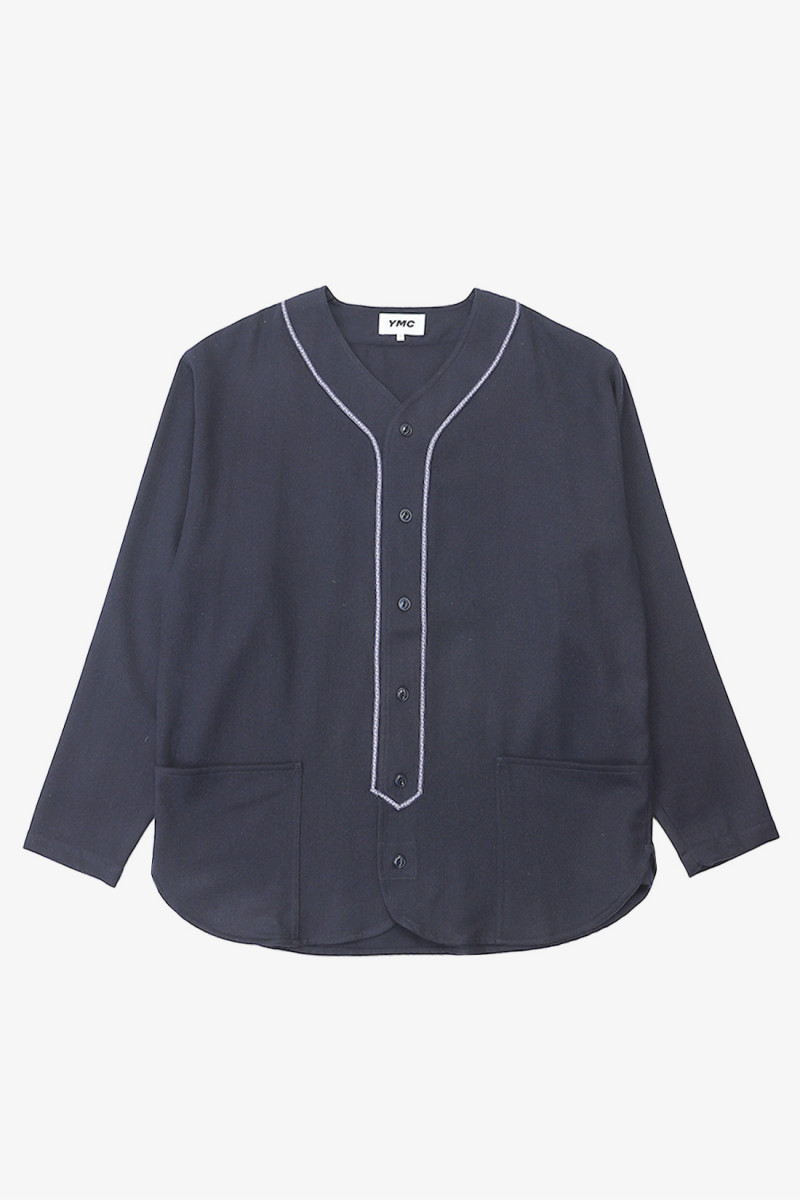 Baseball flannel shirt Navy