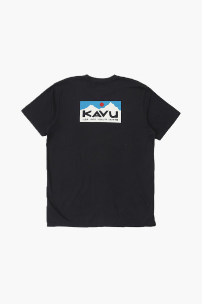 Kavu Klear above etch tee Black licorice - GRADUATE STORE
