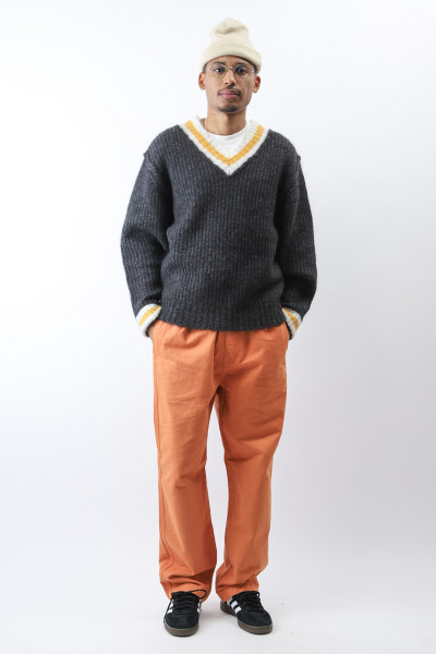Mohair tennis sweater Charcoal