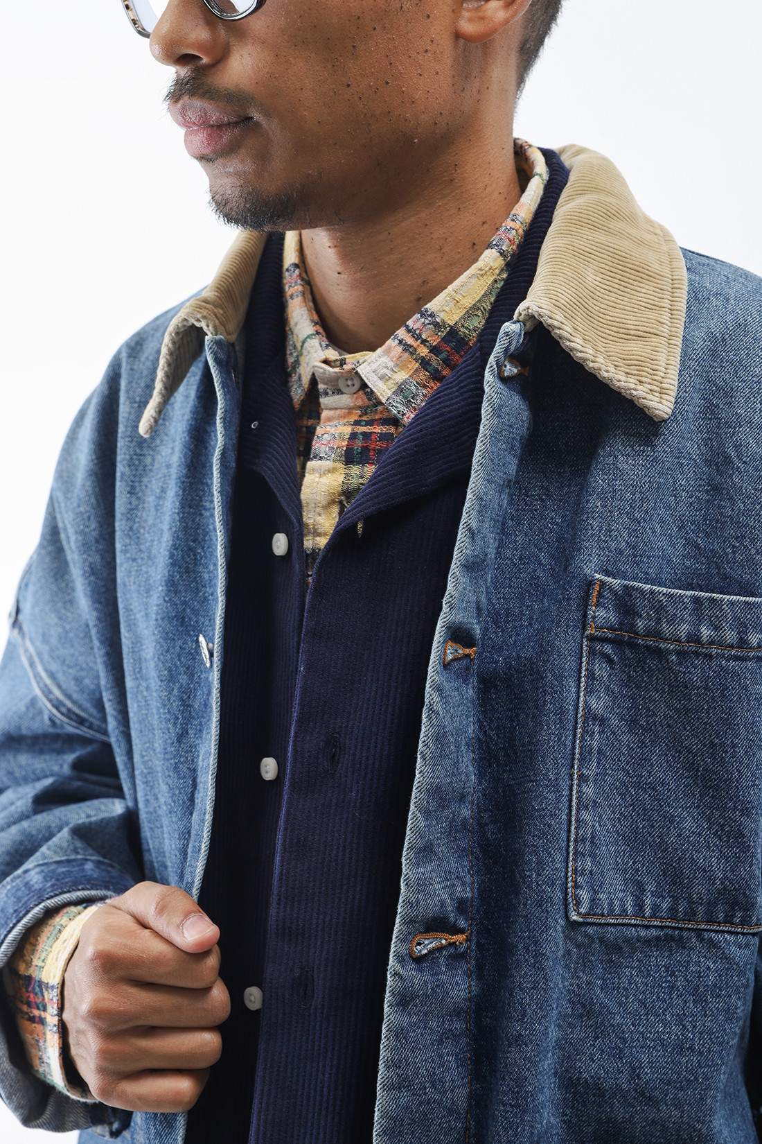 A.p.c. x jw anderson Veste marin Indigo - GRADUATE STORE | EN