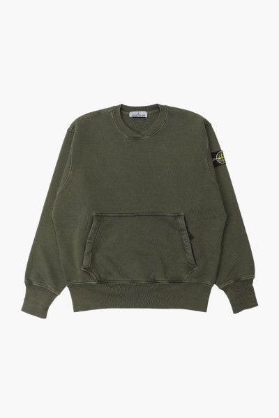 Stone island 67555 sweater v0158 Verde oliva - GRADUATE STORE