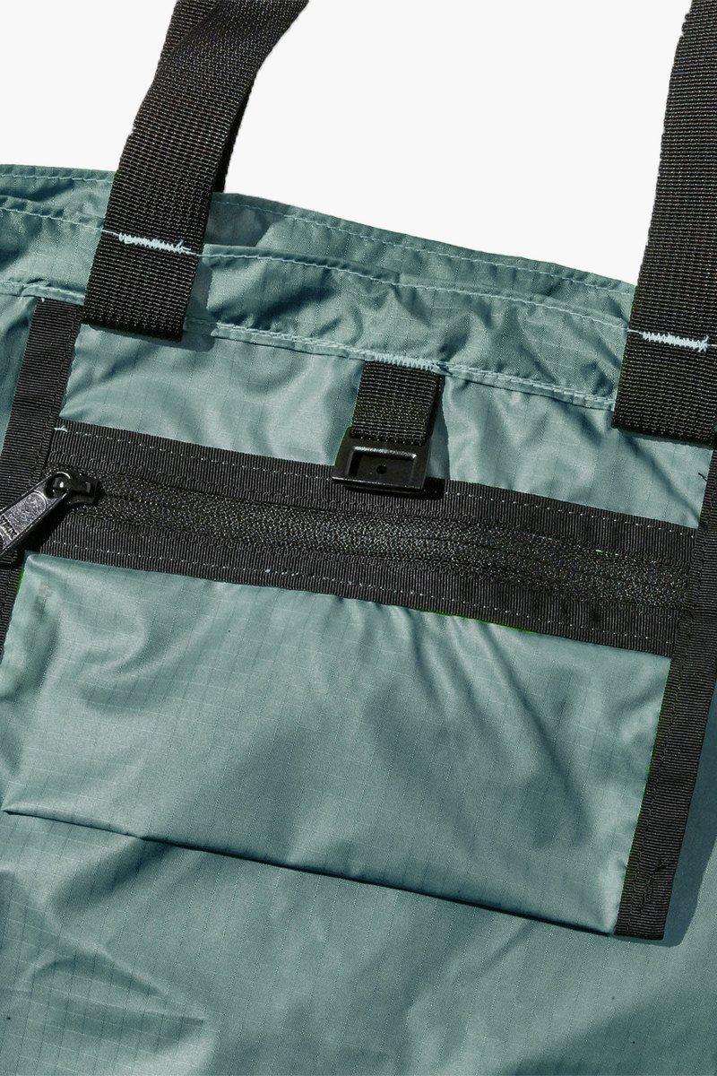 Packable tote Forest green/black