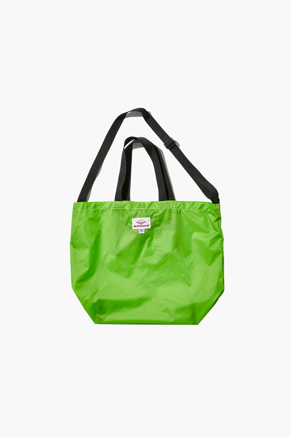 Packable tote Lime green/black