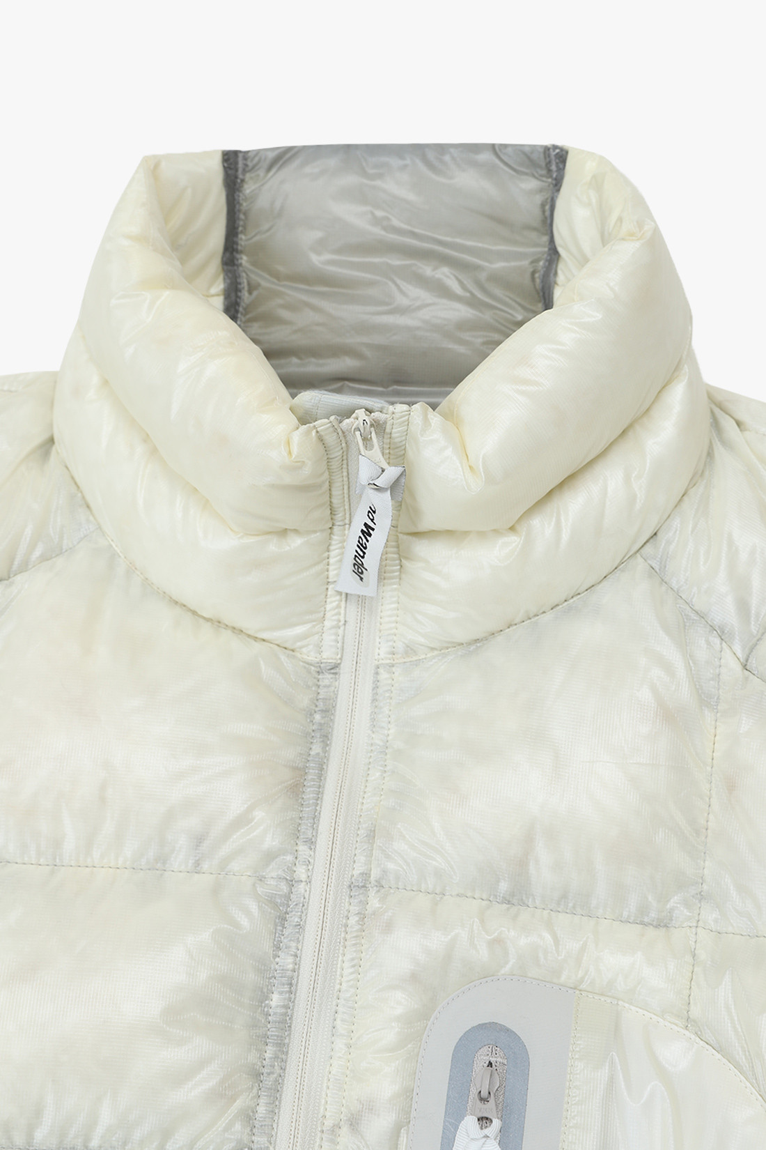 diamond shape puffer jacket