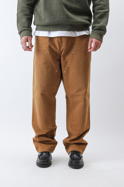 Carhartt wip Double knee pant Brown aged canvas - GRADUATE STORE