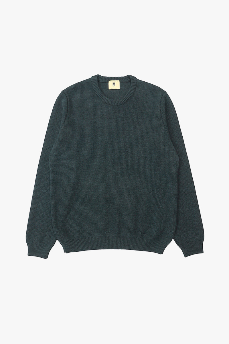 Pull youri col rond Vert foret