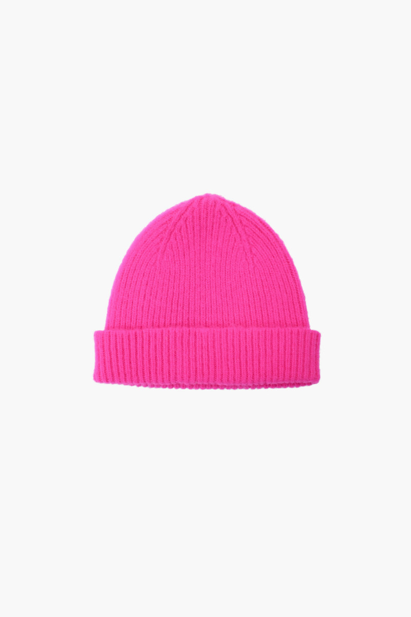 Kids fluro hat Neon pink